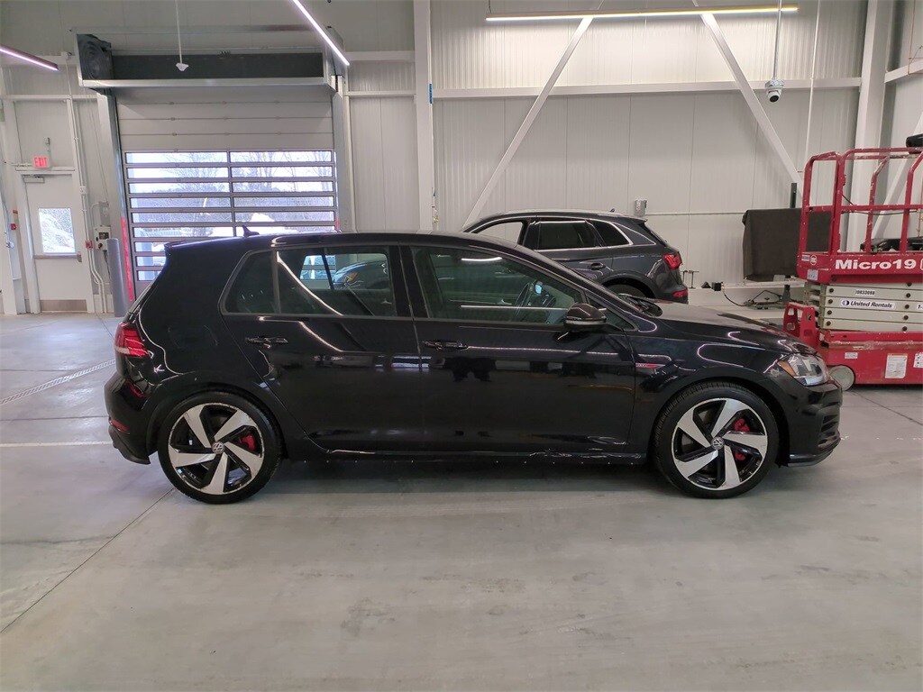 Used 2021 Volkswagen Golf GTI S with VIN 3VW6T7AU7MM009922 for sale in Lenox, MA