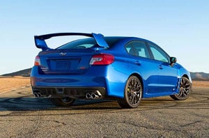 2019 Subaru WRX with Rear Spoiler