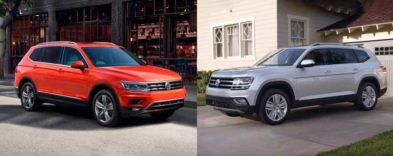 2018 Volkswagen Tiguan vs 2018 Volkswagen Atlas