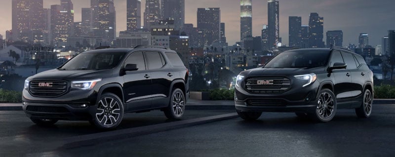 2019 Buick Terrain and Acadia Black Edition