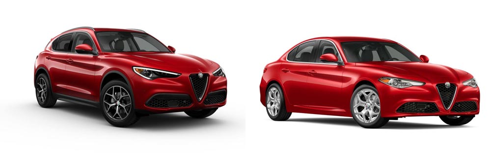 2019 Alfa Romeo Stelvio TI vs 2019 Alfa Romeo Giulia TI