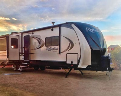 Dewinterized Spring RV Trailer