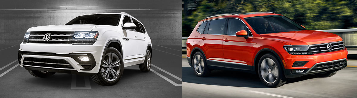 2019 Volkswagen Atlas vs 2019 Volkswagen Tiguan