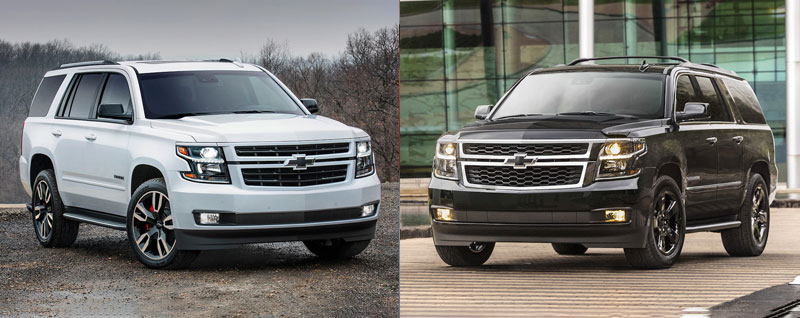 2018 Chevrolet Tahoe vs 2018 Chevrolet Suburban
