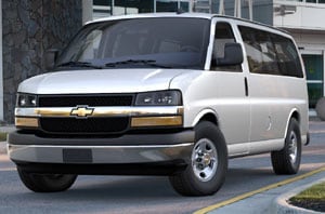 2018 Chevy Express Front