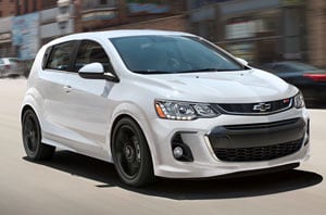 2018 Chevrolet Sonic Front