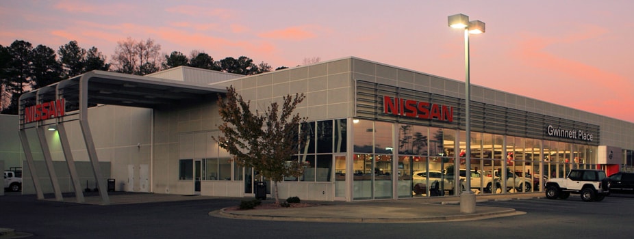 gwinnett place nissan map