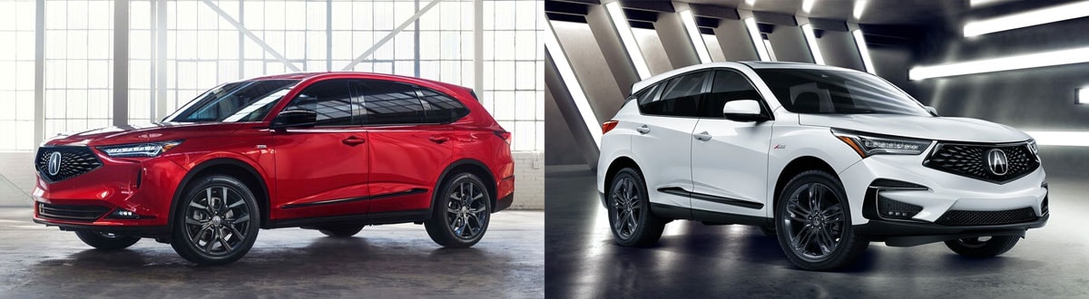2022 Acura MDX vs 2021 Acura RDX