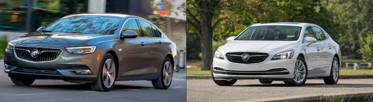 2020 Buick Regal vs 2020 Buick LaCrosse