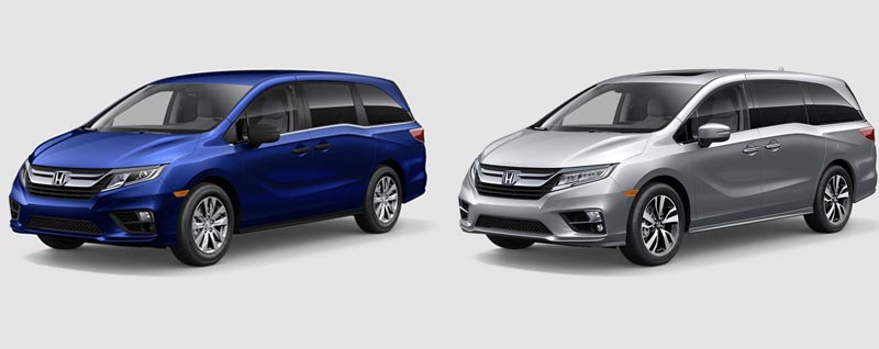 2019 Honda Odyssey Elite vs 2019 Honda Odyssey LX