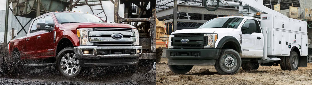2019 Ford F-450 vs 2019 Ford F-550