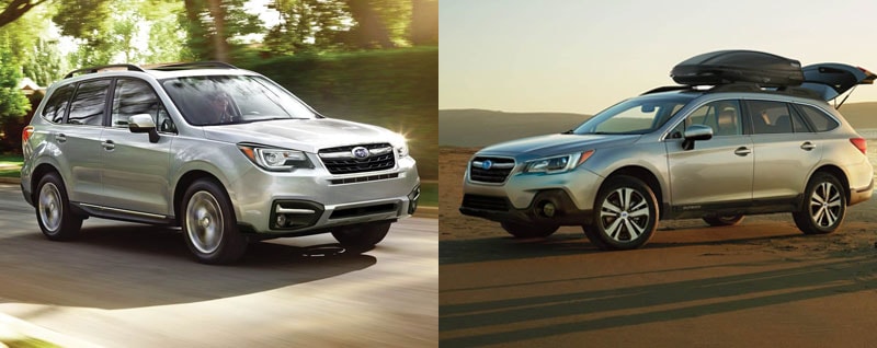 2018 Subaru Forester vs 2018 Subaru Outback