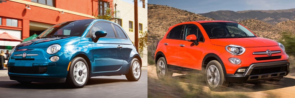 2018 FIAT 500 vs 2018 FIAT 500X