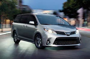 2019 Toyota Sienna Front with Headlights