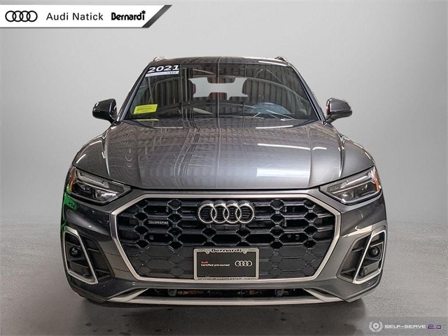 Certified 2021 Audi Q5 Premium Plus with VIN WA1E2AFY3M2048258 for sale in Natick, MA