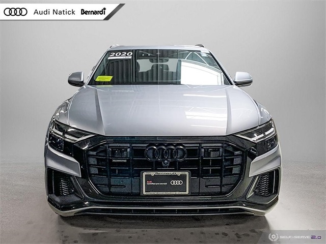 Certified 2020 Audi Q8 Premium Plus with VIN WA1EVAF14LD002628 for sale in Natick, MA