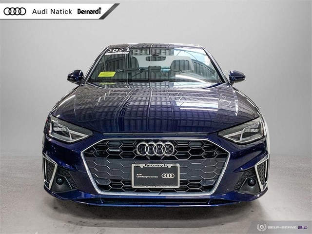 Certified 2021 Audi A4 Premium with VIN WAUDAAF44MA034535 for sale in Natick, MA