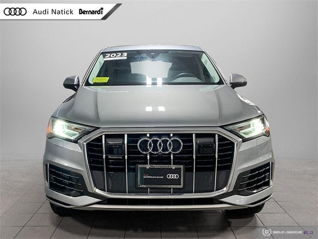 Certified 2023 Audi Q7 Premium Plus with VIN WA1LXBF73PD009863 for sale in Natick, MA