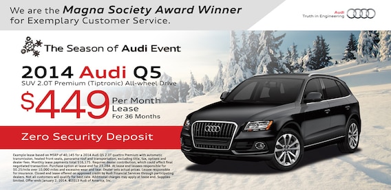 Q5 Season Of Audi Lease Special