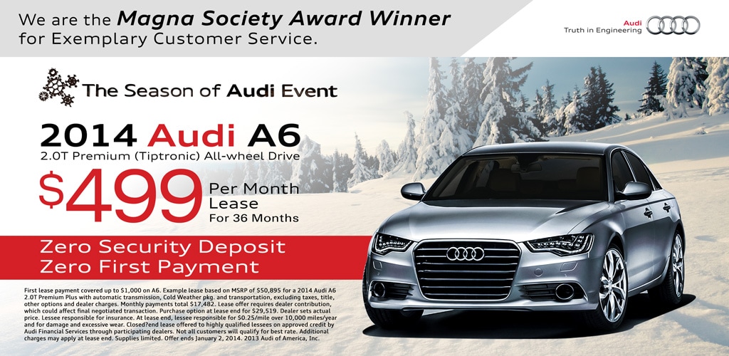 A6 Season Of Audi Lease Special