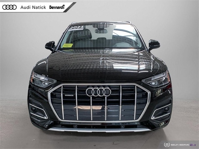 Certified 2021 Audi Q5 Premium with VIN WA1AAAFY8M2111162 for sale in Natick, MA