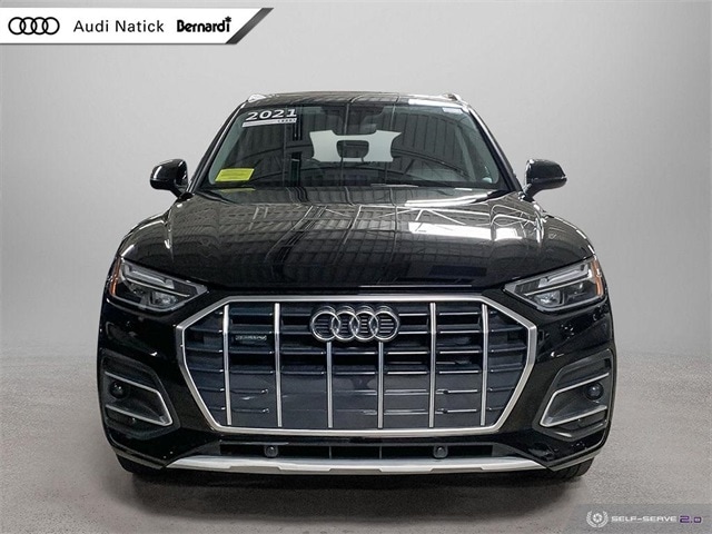 Certified 2021 Audi Q5 Premium with VIN WA1AAAFYXM2103175 for sale in Natick, MA