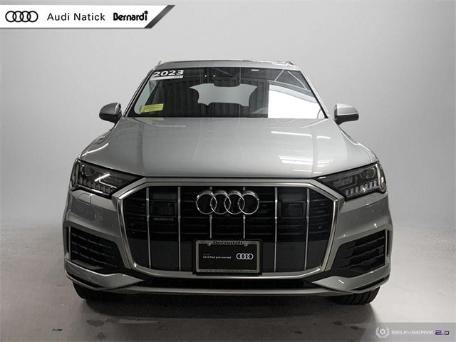 Certified 2023 Audi Q7 Premium Plus with VIN WA1LCBF72PD016654 for sale in Natick, MA