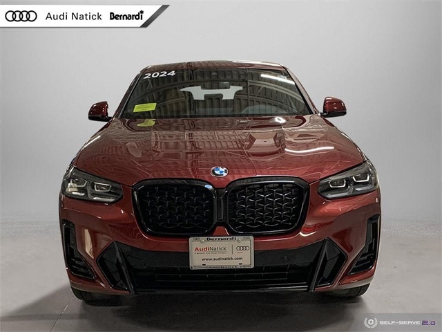 Used 2024 BMW X4 30i with VIN 5UX33DT05R9T78071 for sale in Natick, MA