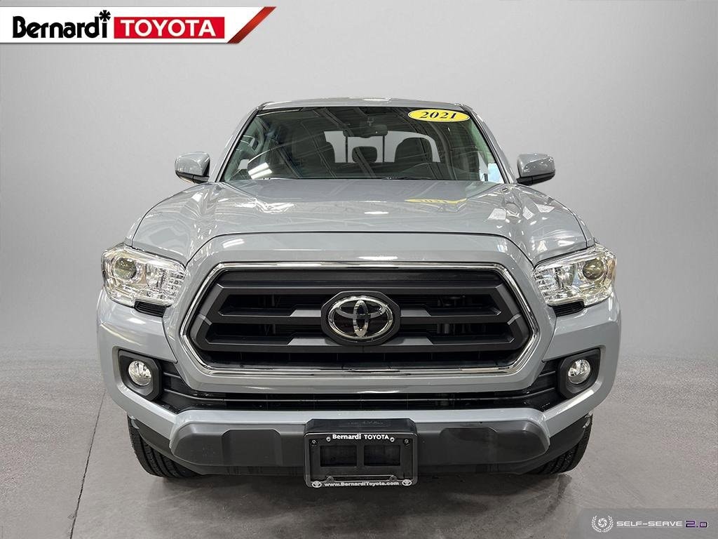 Certified 2021 Toyota Tacoma SR5 with VIN 5TFCZ5ANXMX280260 for sale in Framingham, MA