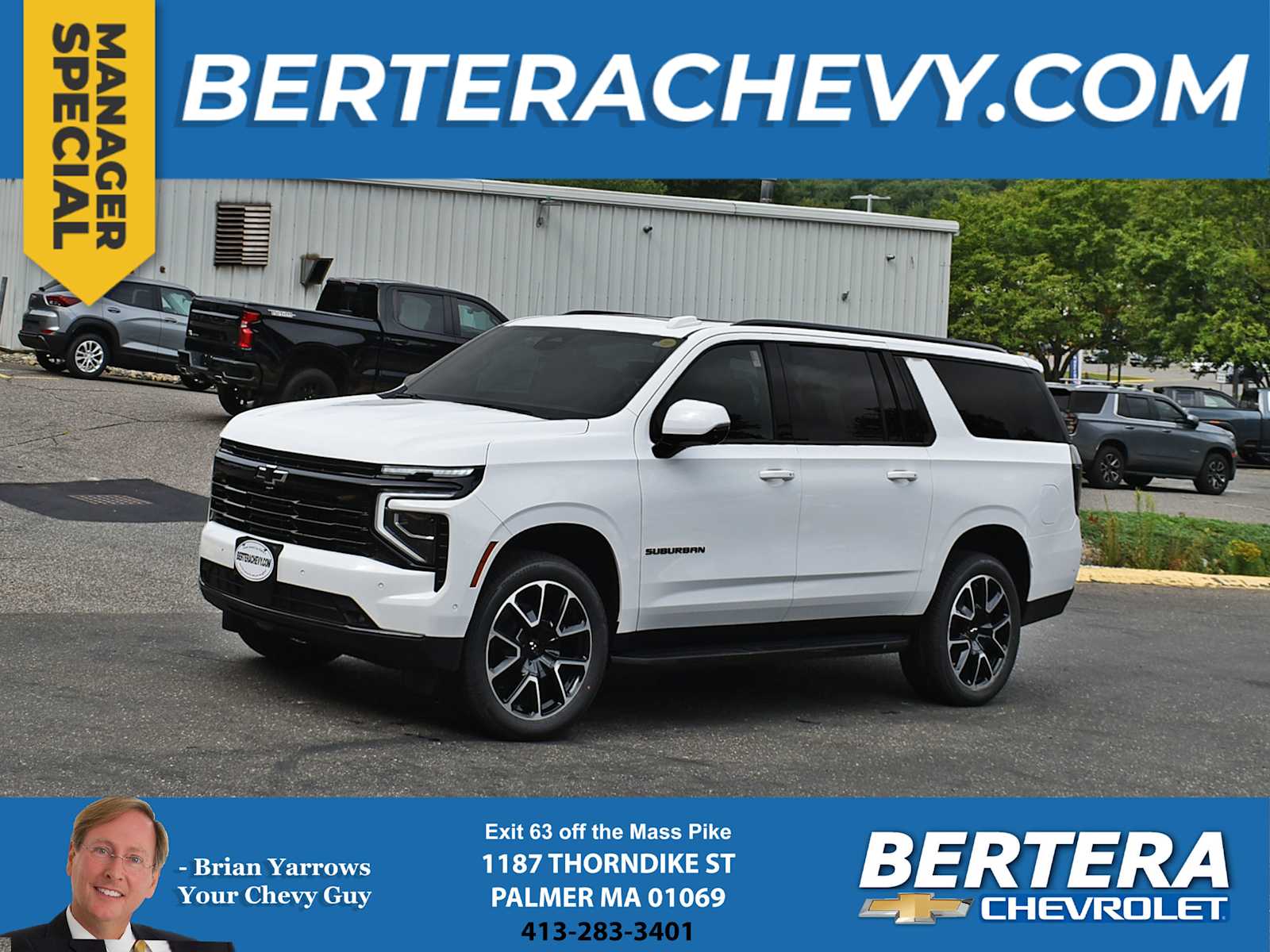 Summit White 2026 Chevrolet Suburban SUV / Crossover Four-Wheel Drive Automatic