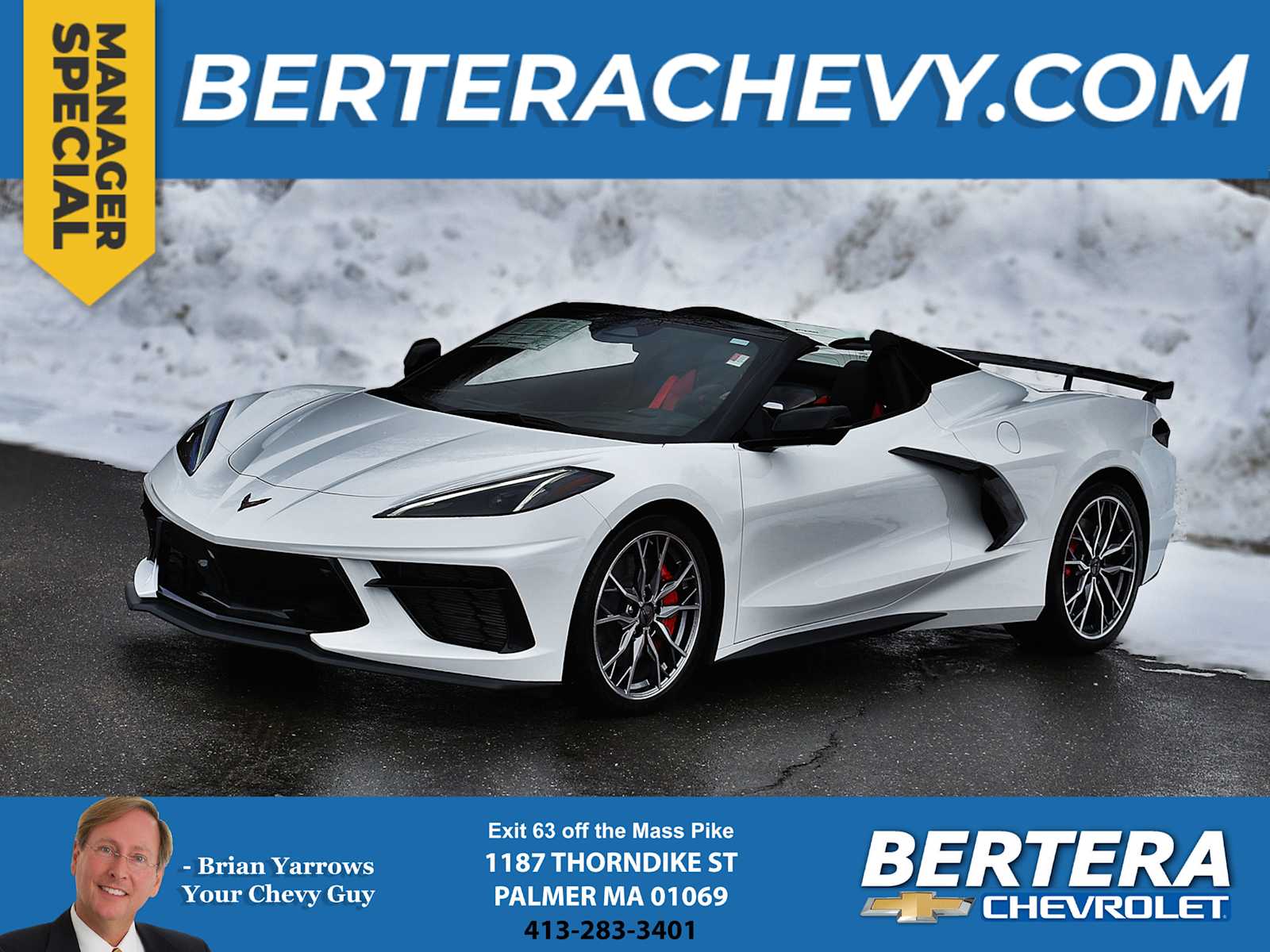 Arctic White 2026 Chevrolet Corvette Stingray 2LT Convertible RWD Convertible Rear-Wheel Drive Automatic