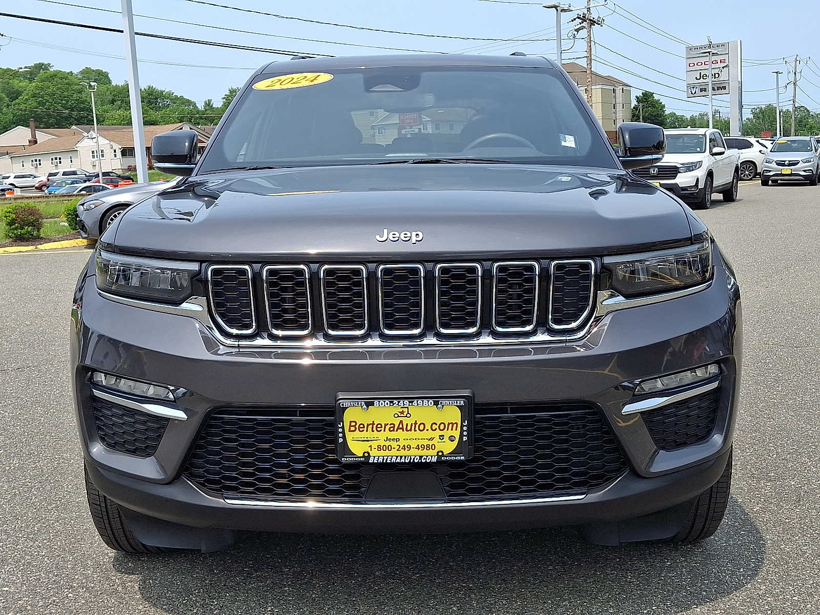 Certified 2024 Jeep Grand Cherokee 4xe with VIN 1C4RJYB65RC125446 for sale in West Springfield, MA