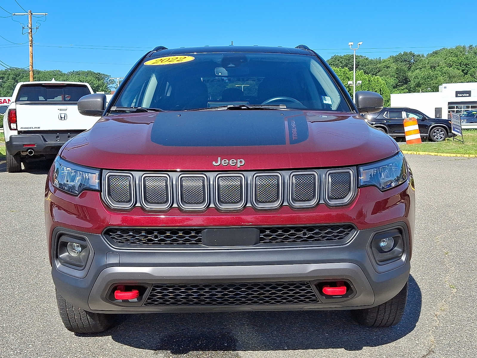 Certified 2022 Jeep Compass Trailhawk with VIN 3C4NJDDB5NT170161 for sale in West Springfield, MA