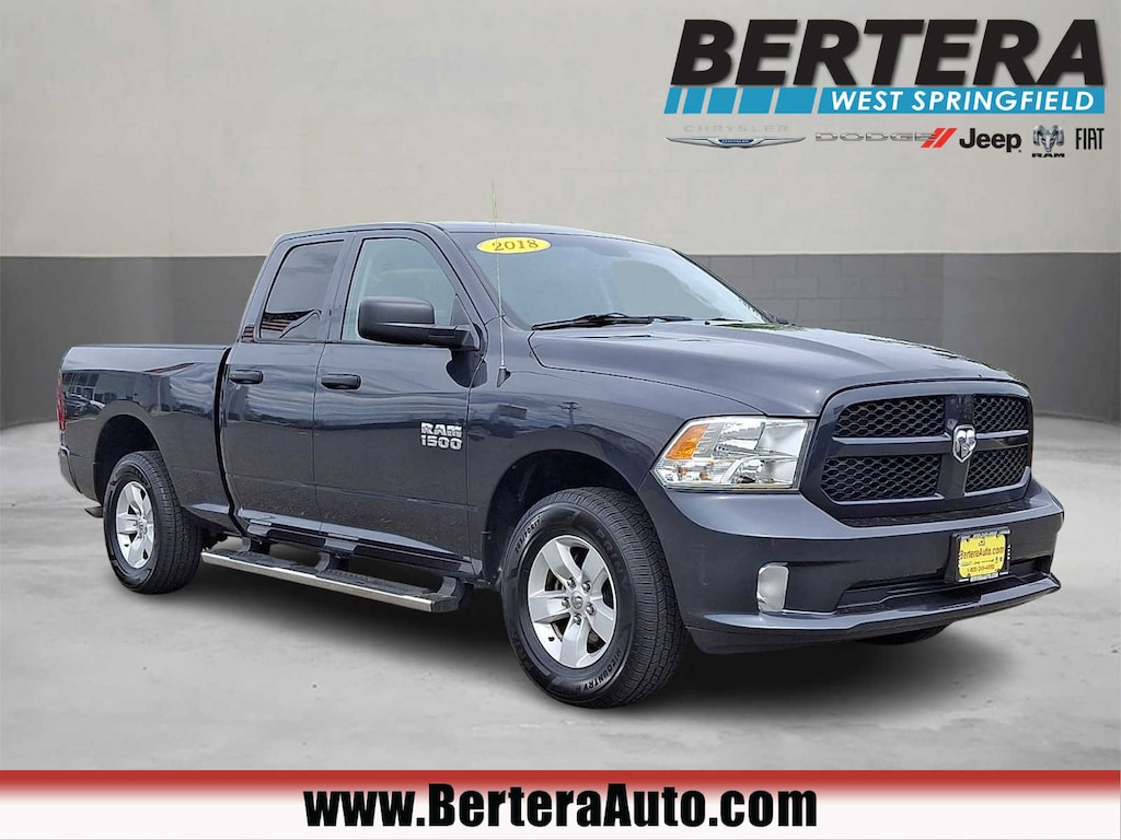 Used 2018 Ram 1500 Express 4x4 Quad Cab 64 Box Truck