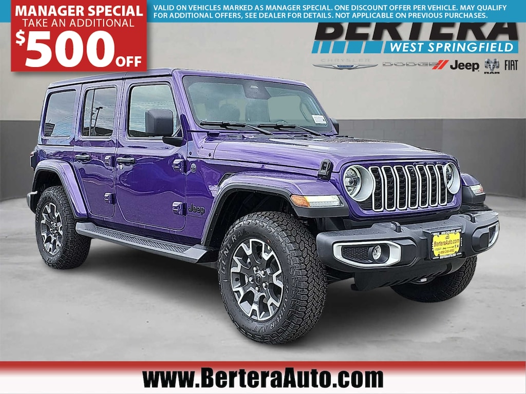 New 2026 Jeep Wrangler 4-DOOR SAHARA Sport Utility