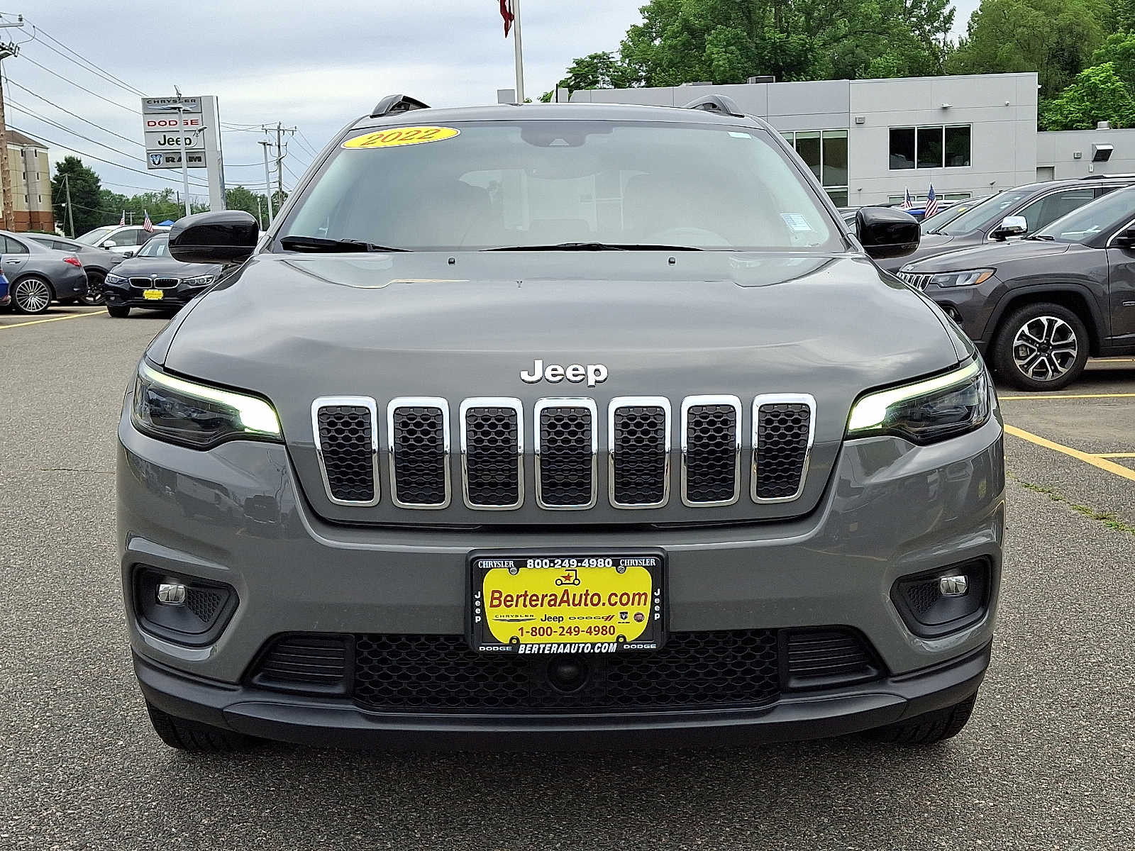 Certified 2022 Jeep Cherokee Latitude Lux with VIN 1C4PJMMN9ND545610 for sale in West Springfield, MA