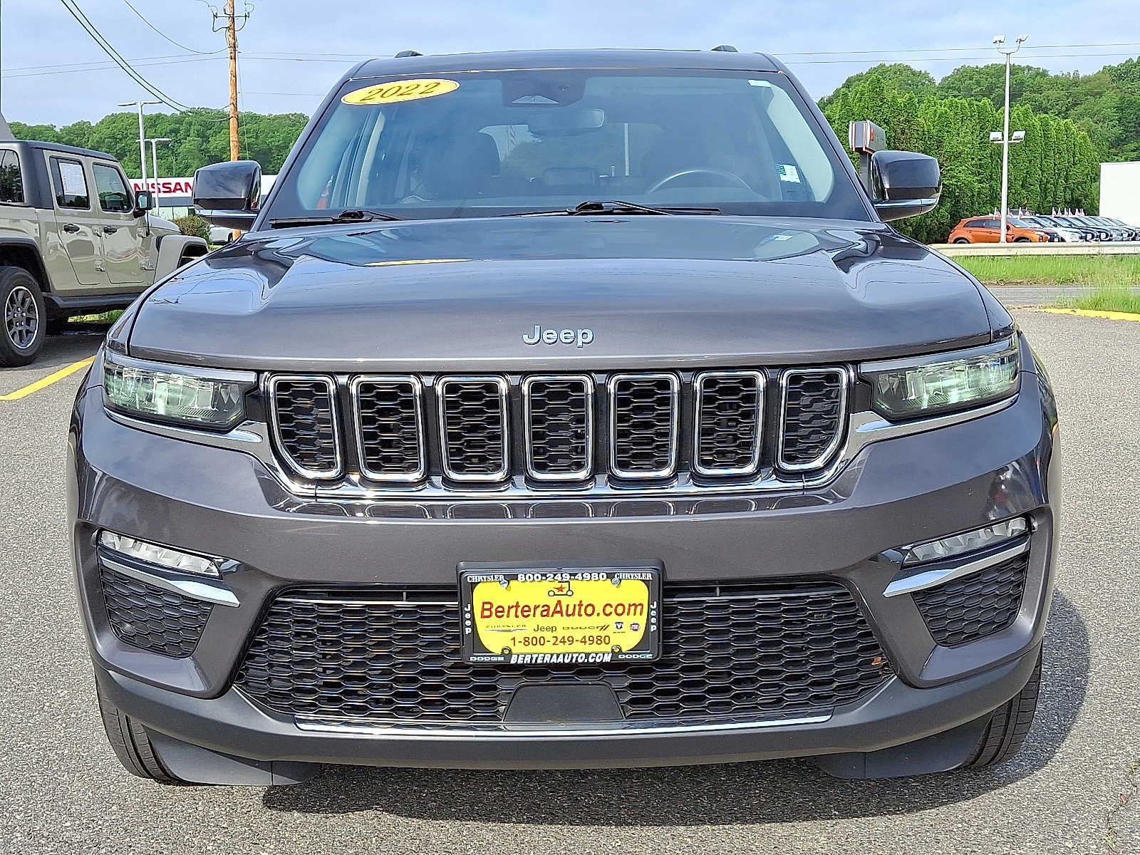 Used 2022 Jeep Grand Cherokee Limited with VIN 1C4RJHBG4N8521454 for sale in West Springfield, MA