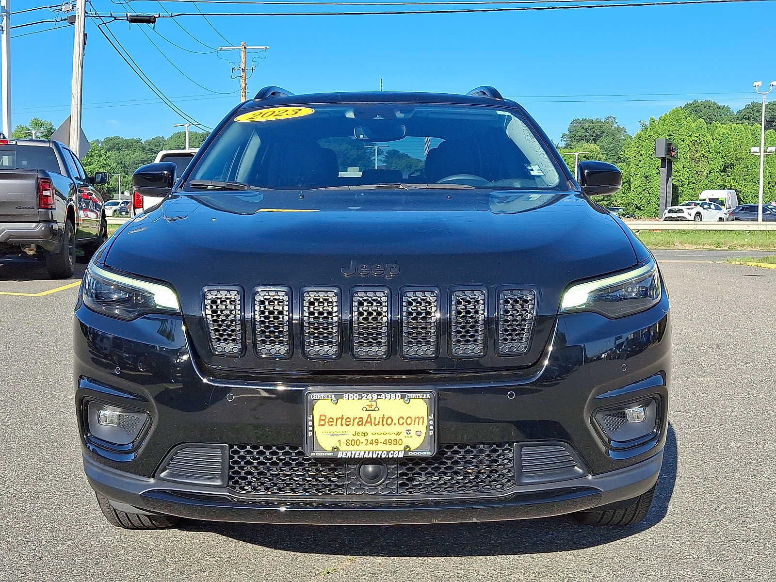 Certified 2023 Jeep Cherokee Altitude Lux with VIN 1C4PJMMB6PD107426 for sale in West Springfield, MA