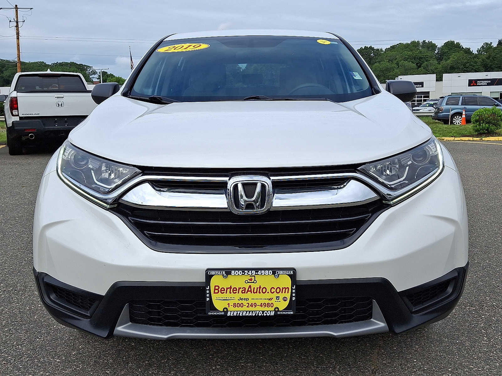 Used 2019 Honda CR-V LX with VIN 2HKRW6H37KH223696 for sale in West Springfield, MA