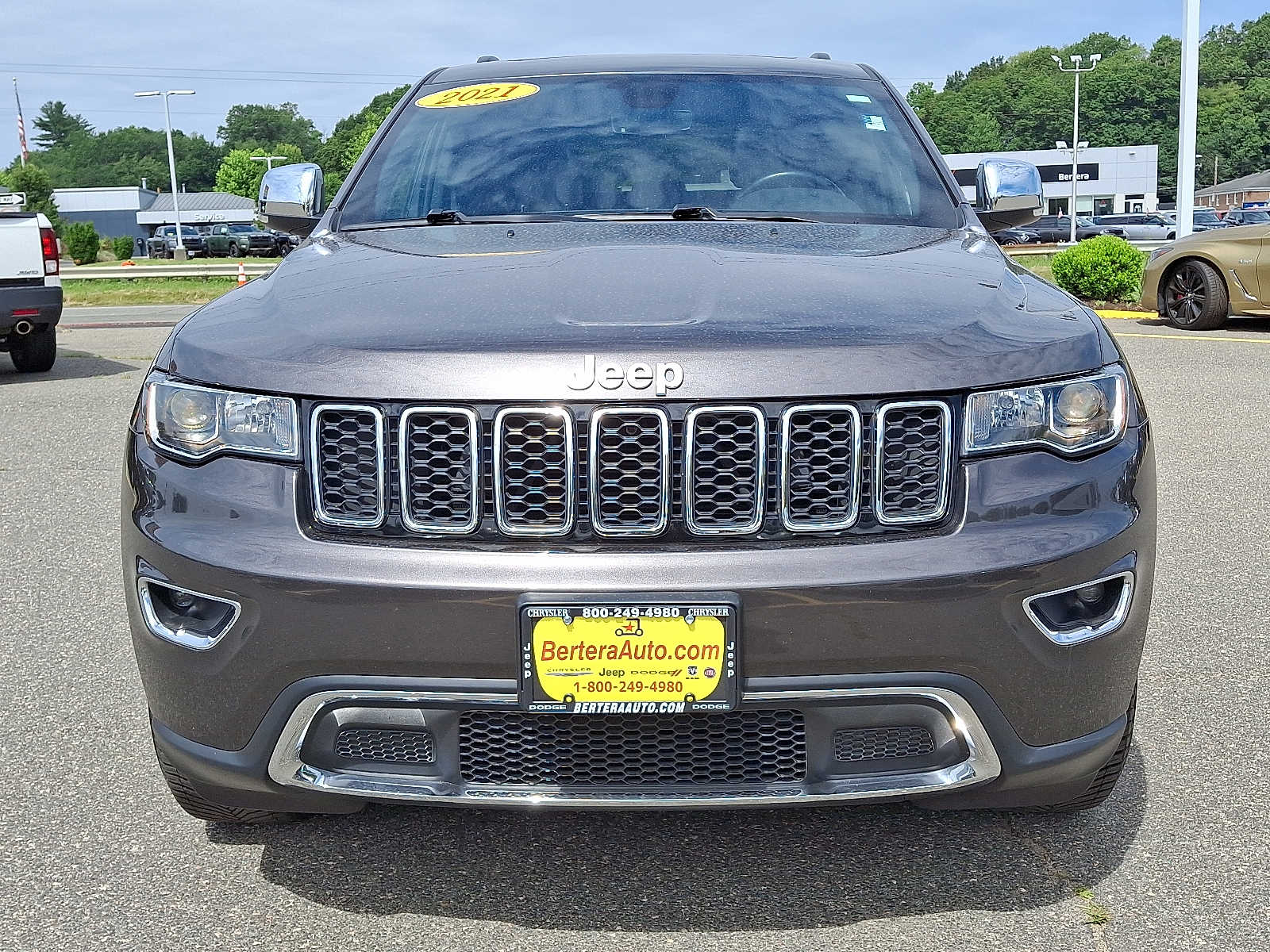 Certified 2021 Jeep Grand Cherokee Limited with VIN 1C4RJFBG5MC827109 for sale in West Springfield, MA