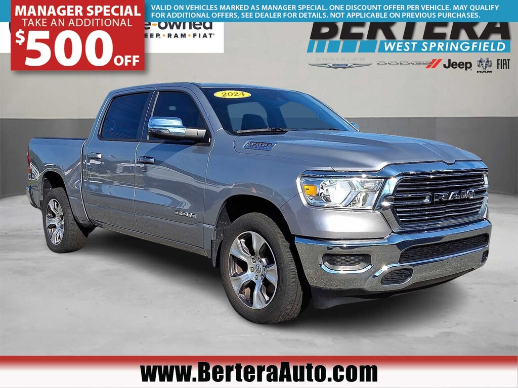 Certified 2024 Ram 1500 Laramie 4x4 Crew Cab 57 Box Truck