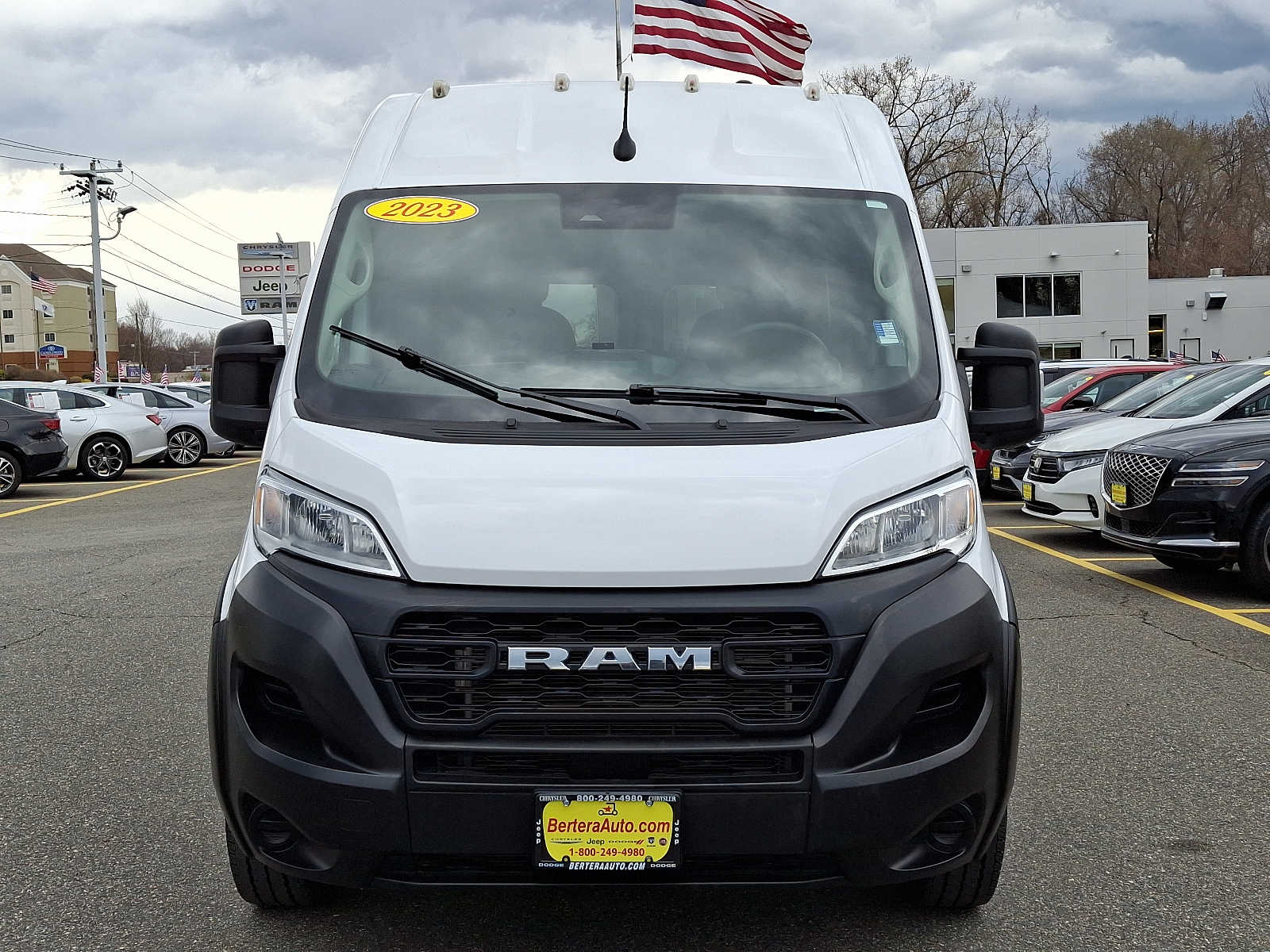 Used 2023 RAM ProMaster Cargo Van Base with VIN 3C6LRVDG3PE598925 for sale in West Springfield, MA