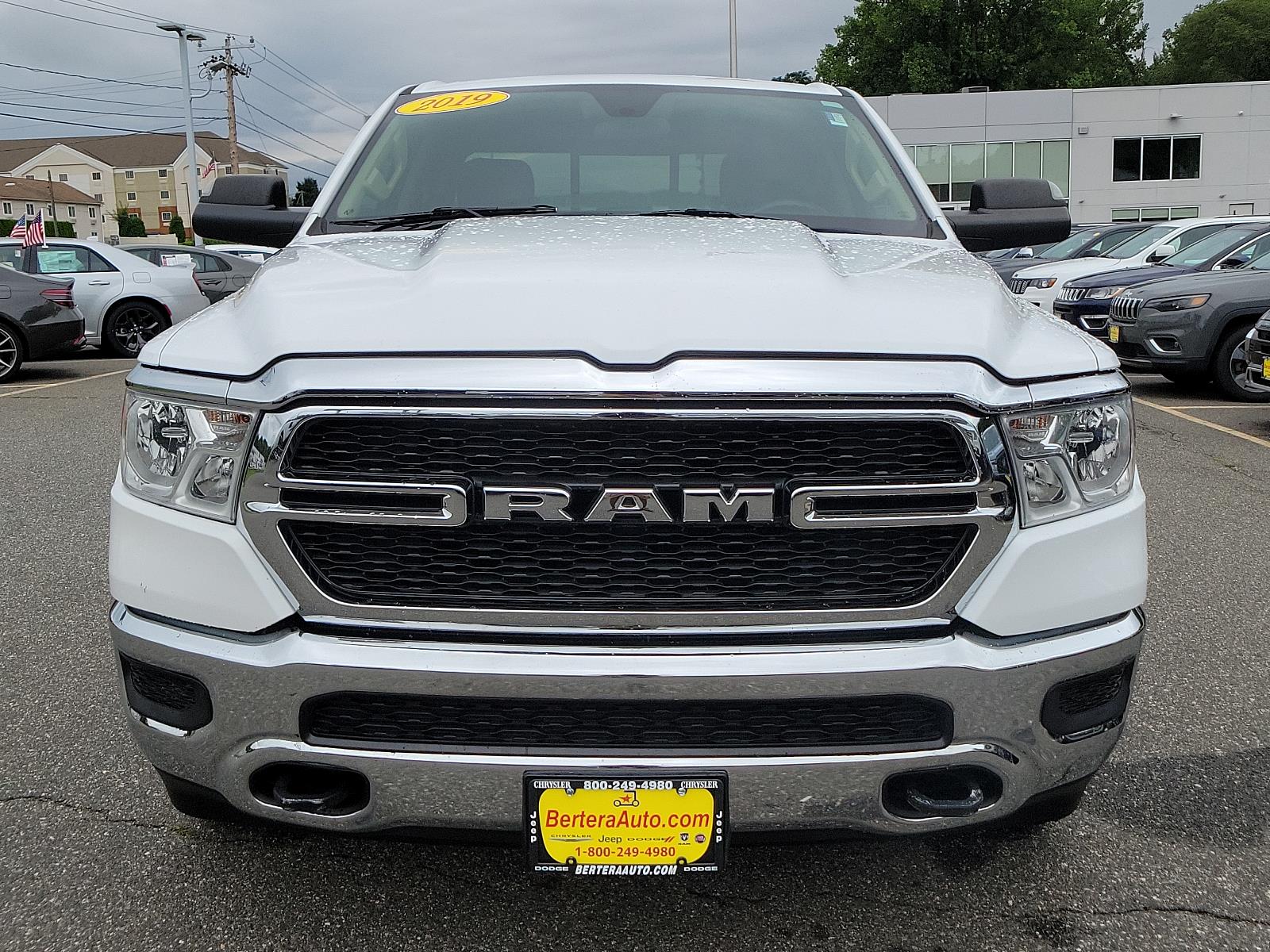 Used 2019 RAM Ram 1500 Pickup Tradesman with VIN 1C6SRFCT5KN647174 for sale in West Springfield, MA