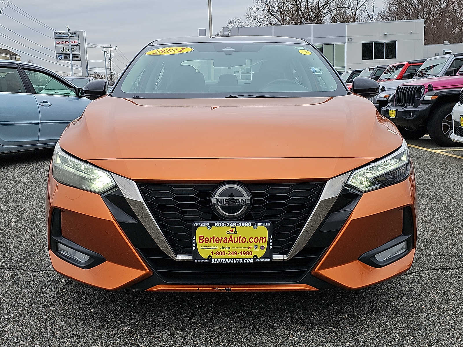 Used 2021 Nissan Sentra SR with VIN 3N1AB8DV5MY240551 for sale in West Springfield, MA