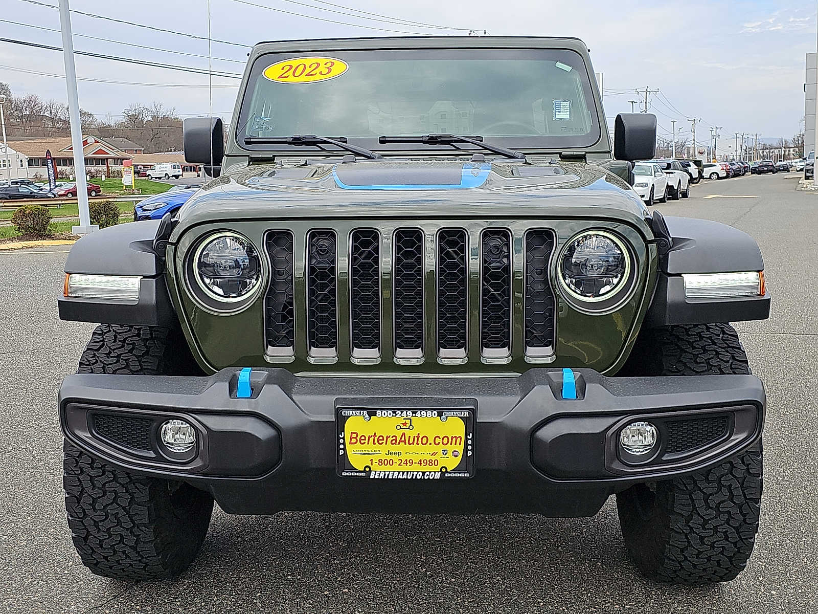 Used 2023 Jeep Wrangler 4xe Rubicon 4XE with VIN 1C4JJXR64PW704193 for sale in West Springfield, MA