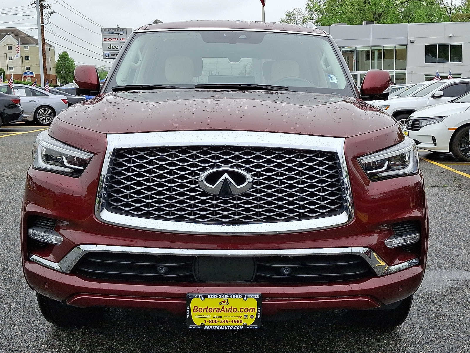 Used 2022 INFINITI QX80 PREMIUM SELECT 4WD with VIN JN8AZ2AE8N9293332 for sale in West Springfield, MA