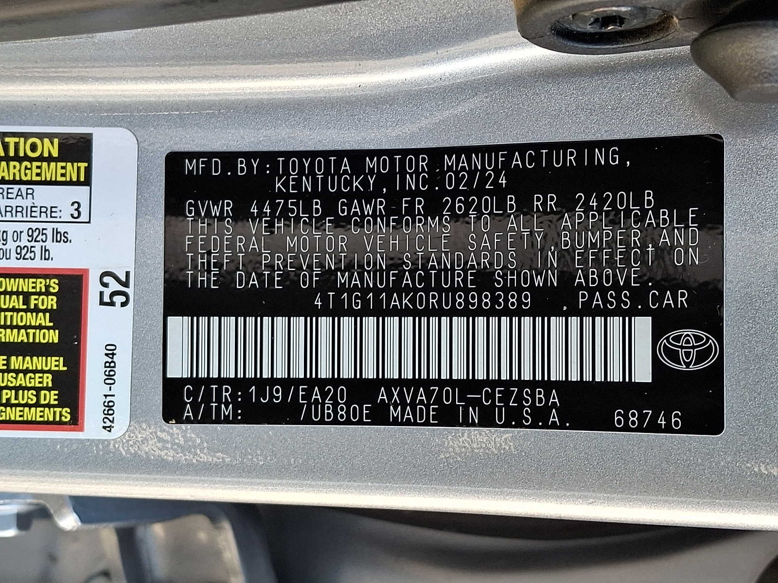 2024 Toyota Camry SE - Photo 26