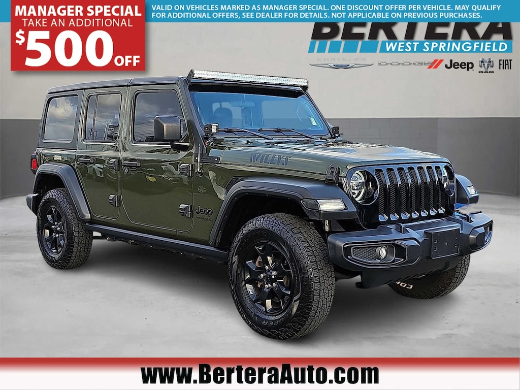 Used 2020 Jeep Wrangler Unlimited Willys SUV