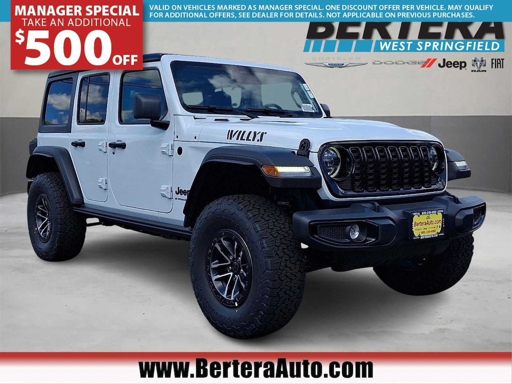 New 2026 Jeep Wrangler 4-DOOR WILLYS Sport Utility