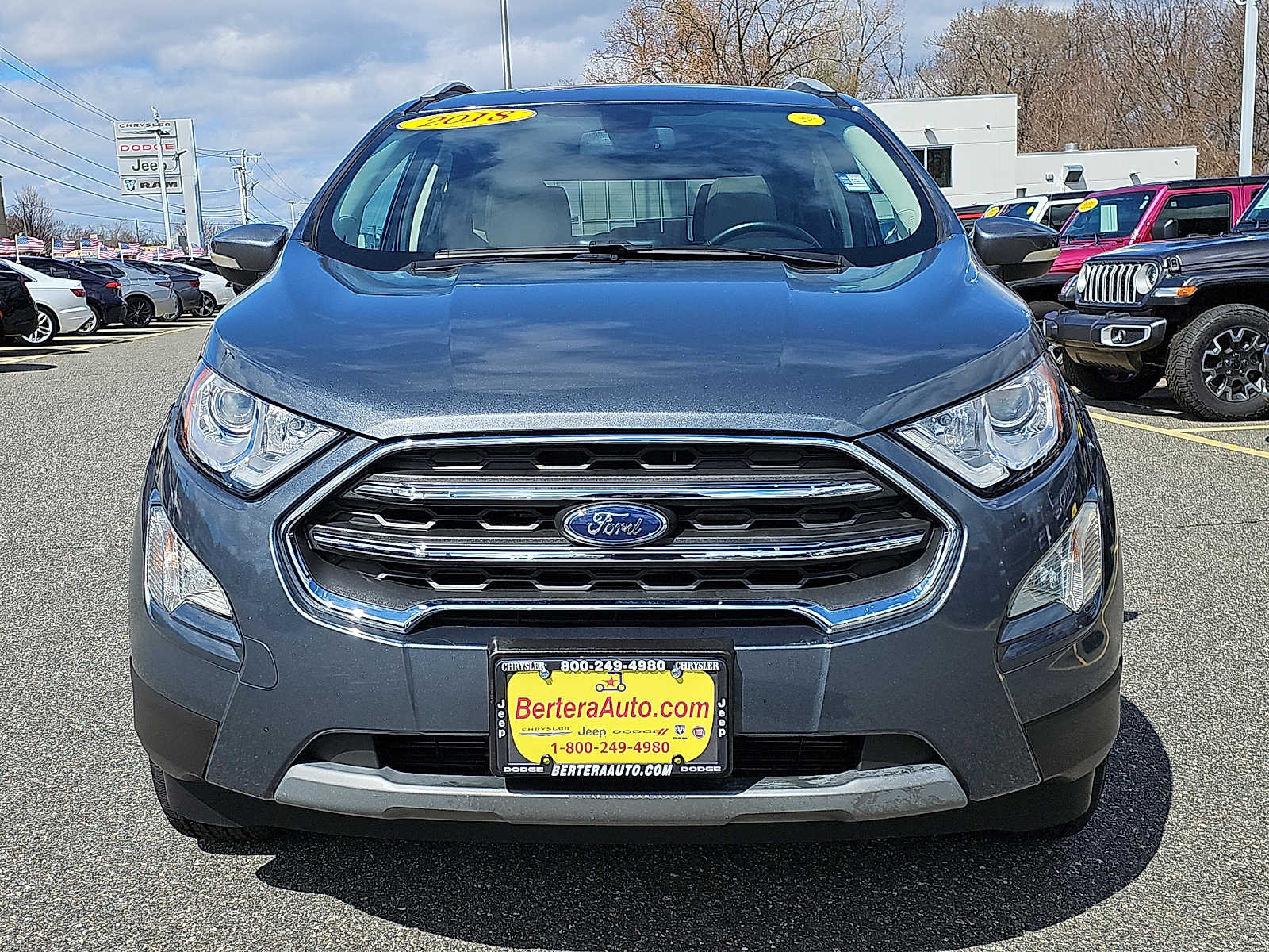 Used 2018 Ford Ecosport Titanium with VIN MAJ6P1WL4JC182014 for sale in West Springfield, MA